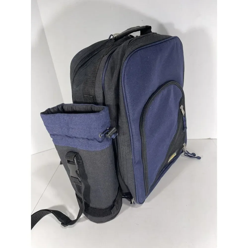 Insulated Picnic Backpack California Innovations Outdoor Camping +Utensils *READ